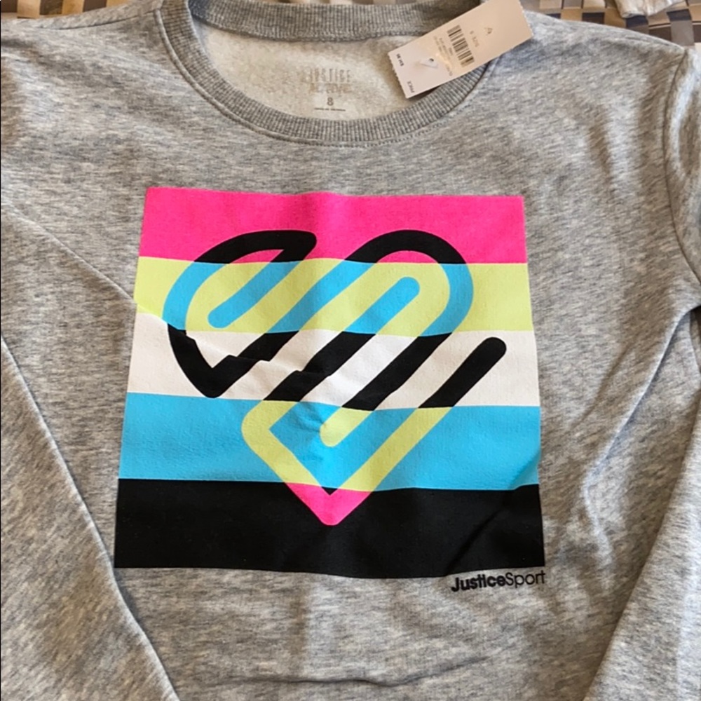 Adorable cropped sweatshirt. Size 10